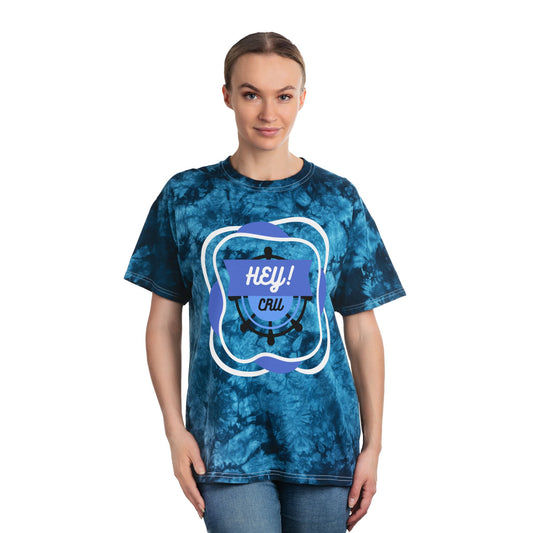 HEYCRU WAVE BLOOM Tie-Dye Tee (Crystal) (Set Sail Collection)