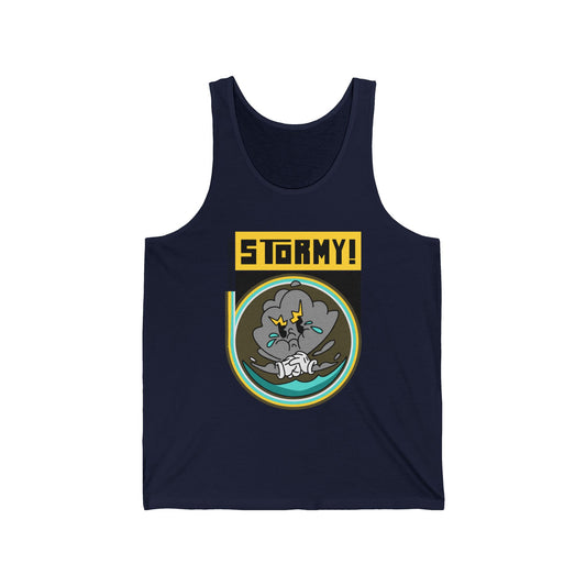 STORMY Unisex Jersey Tank (Weather Report Collection)